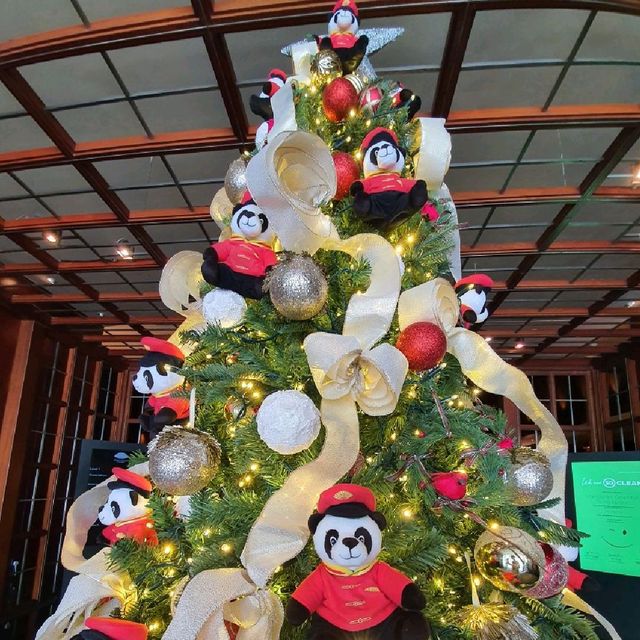 Christmas Tree filled with Panda