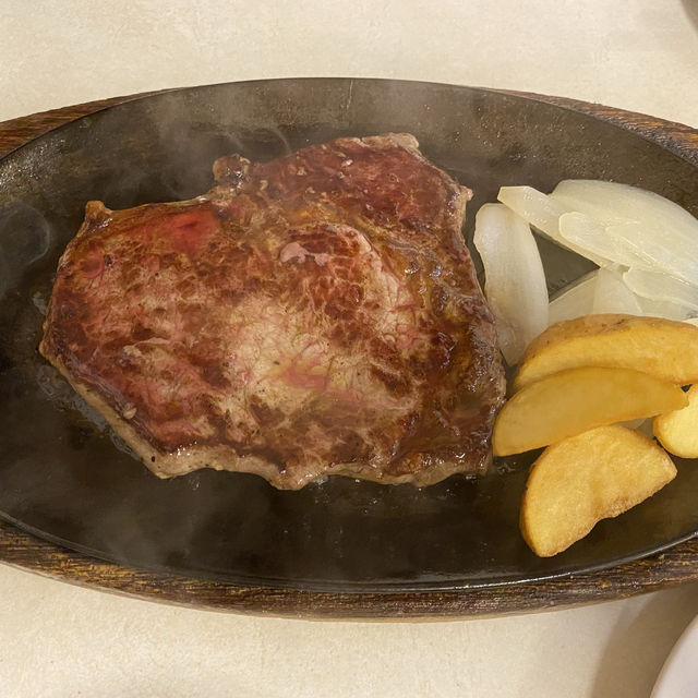 ステーキが美味しかった