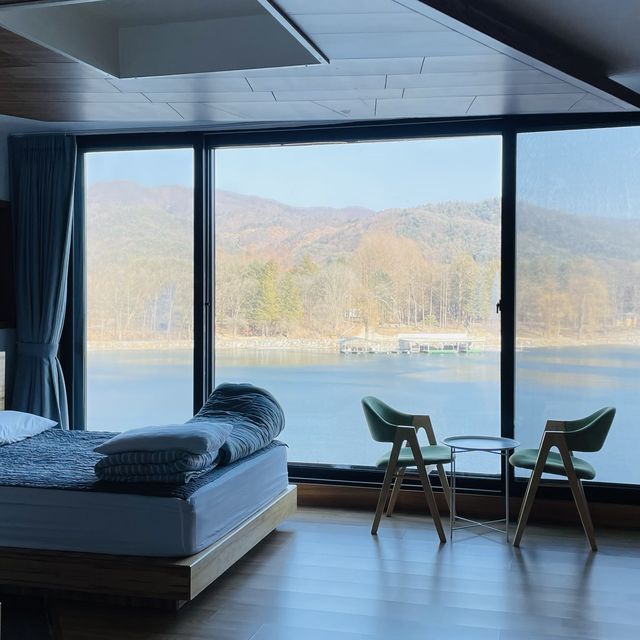 일출보기 좋은☀️, 춘천 리버뷰 펜션 <론다빌>