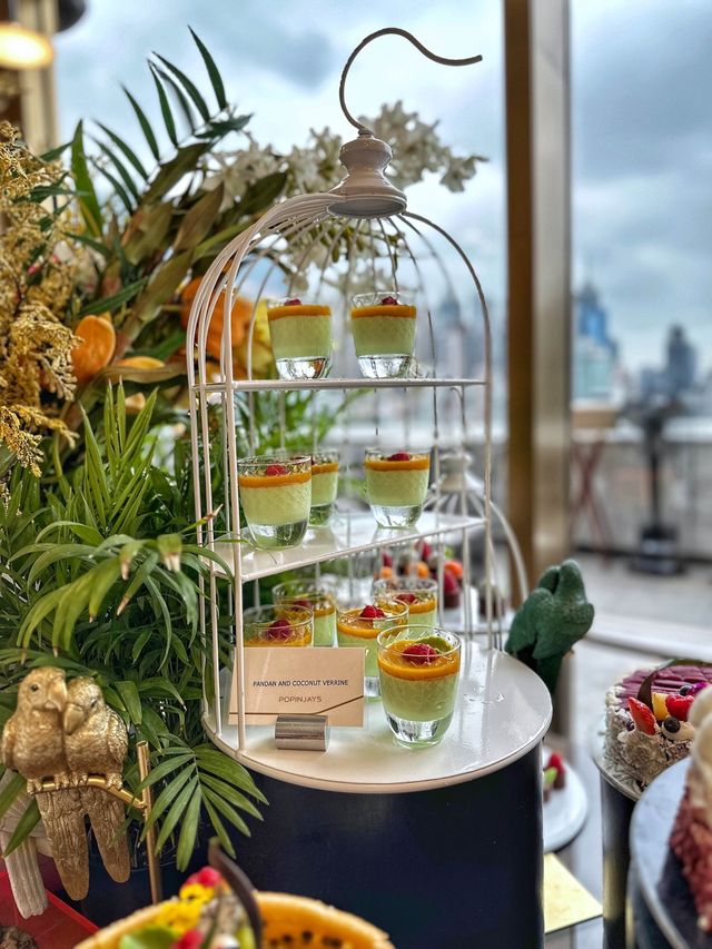 美利酒店「斑斕鳥羽」下午茶自助餐🍰 仲有靚景打卡