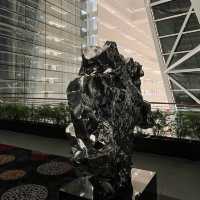  Art sculpture at overhead bridge