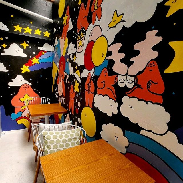 充滿藝術色彩的文青cafe ~ Paintable Cafe🌈