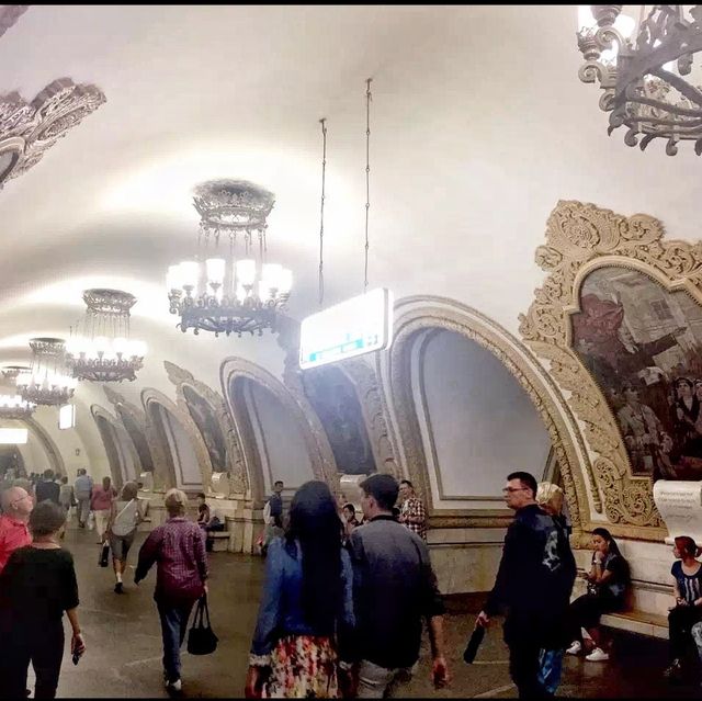 Moscow Metro Station are like Museums!