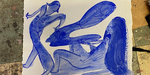 Natural pigments & automatic painting workshop with Anna Ilsley | Newquay Orchard