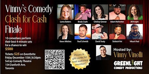 Vinny's Comedy Clash for Cash Finale | The Social Capital Theatre