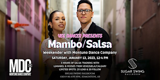 Salsa Weekender with Lianabel and Moises from Venezuela/Calgary | Sugar Swing Ballroom