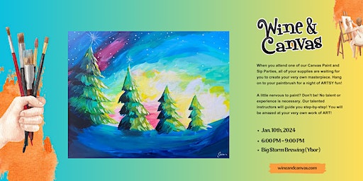 Ybor Wine and Canvas – Starlight Pines | Big Storm Brewing Tap Room - Ybor