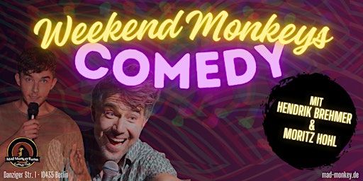 Weekend Monkeys Comedy | LATE SHOW 22:30 UHR | Stand Up im Mad Monkey Room | Mad Monkey Room