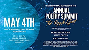 Malibu's Annual Poetry Summit: The Ripple Effect | Malibu City Hall