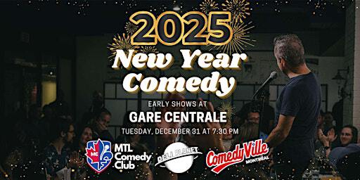 Montreal Comedy Shows ( NEW YEAR COMEDY ) at Comedy Club Montreal (Early) | Deli Planet Resto-Bar inside Montreal's Gare Centrale (Central Station)