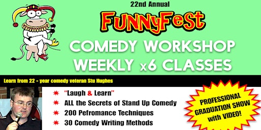 Stand Up Comedy WORKSHOP - 6 classes WEDNESDAY - Starts February 12 - YYC | FunnyFest Comedy Studio