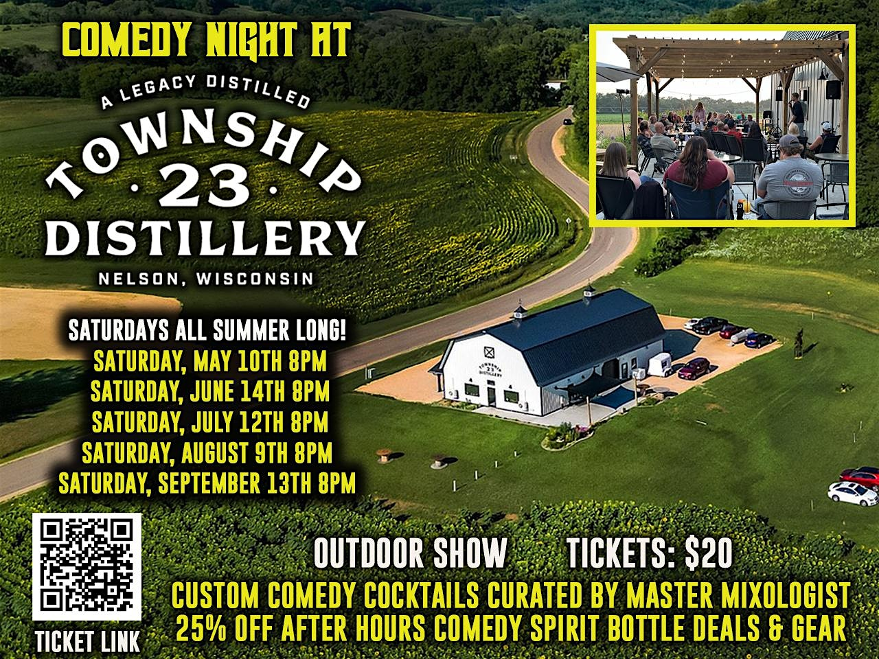 After Hours Comedy at Township 23 Distillery - July 12th | Township 23 Distillery