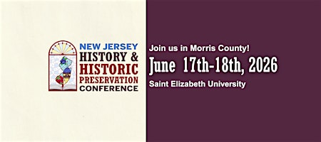 2026 New Jersey History and Historic Preservation Conference | Saint Elizabeth University