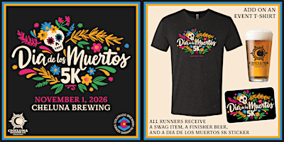 Dia de los Muertos 5k @ Cheluna Brewing | 2026 CO Brewery Running Series | Cheluna Brewing Company