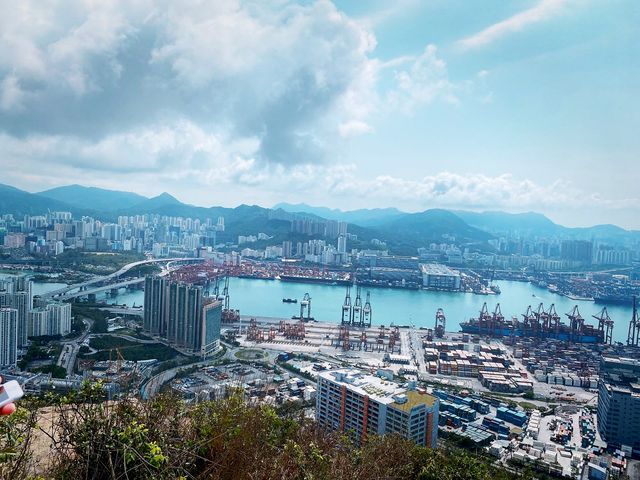 🤓從青衣三支香山俯瞰無敵大海景及不同山景建築物😍