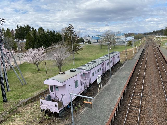 地方駅の魅力。駅と併設！女満別大空町図書館。