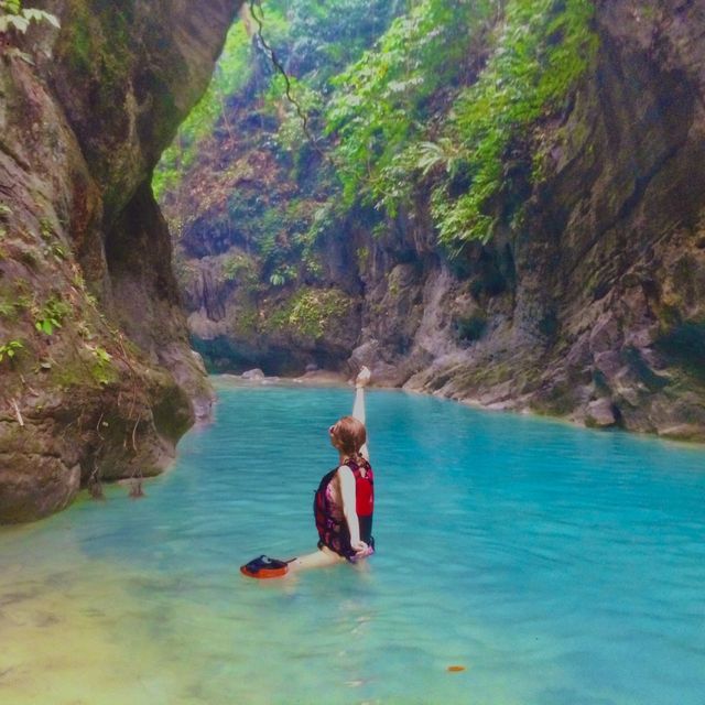 Try Canyoneering at Kawasan Falls