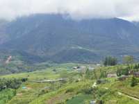 Cloudy Mt Kinabalu from Sosodikon 