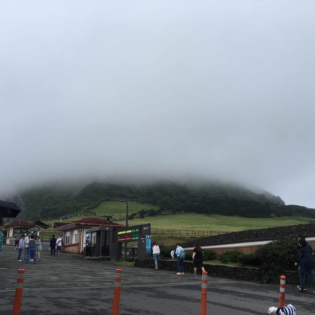 看着城山日山峰吃海鮮 — 일출봉거북식당