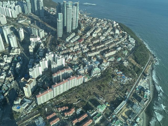 부산 해운대 바다뷰를 100층에서 볼수 있는 엑스더스카이💙