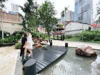 Commemorative park at Telok Ayer