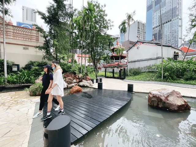 Commemorative park at Telok Ayer