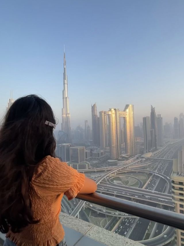 View from my room at 43rd Floor in Dubai!