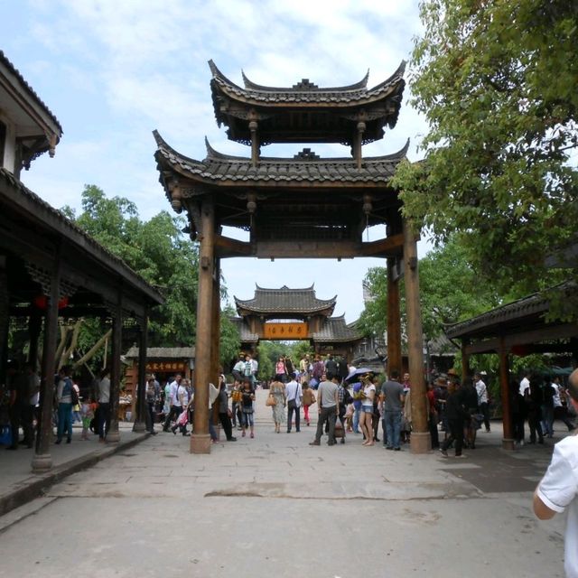 中国 四川省 "黄龍渓古鎮" 1700年の歴史!? 趣ある散策!!