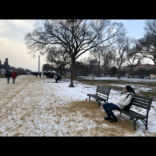 มาถ่ายรูปกับ Washington Monument กัน