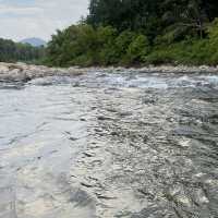 Landak River in Medan