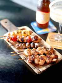  最近去左大埔墟Dragon BBQ bar度試下佢地嘅串燒！