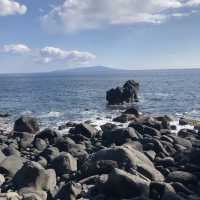 【城ヶ先海岸】伊豆らしい溶岩地形！
