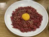 광장시장 육회 및 생간 천엽 맛집