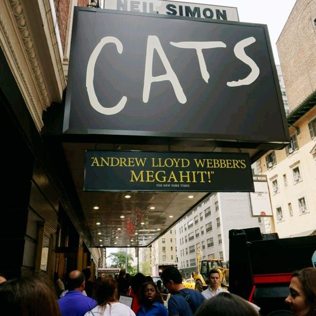 🇺🇸브로드웨이에서 환상적인 캣츠 공연 보기-neil simon theatre