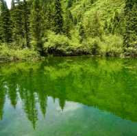 Blue-Greenish Lake in Mounigou Valley