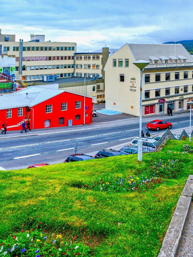The second largest city in Iceland, small and exquisite