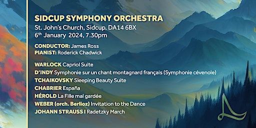 New Year's Concert: Warlock, Chabrier, d'Indy, Tchaikovsky | St John the Evangelist