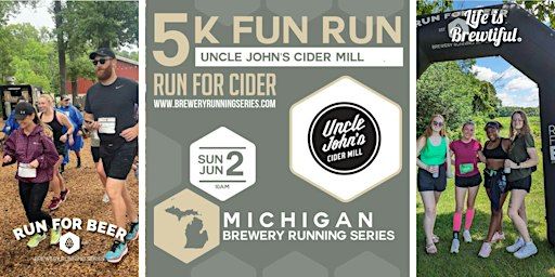 5k Beer Run x Uncle John's Orchard Run|2024 Michigan Brewery Running Series | Uncle John's Cider Mill