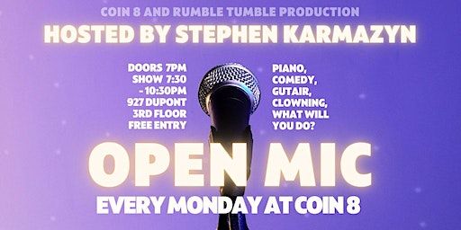 Free Comedy Show Every Monday! | Coin 8 - 3rd Floor