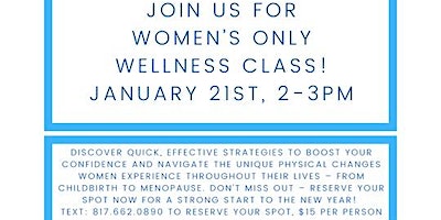 Women's Only Exercise and Wellness Class | 5801 Curzon Ave