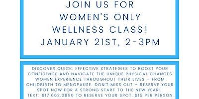 Women's Only Exercise and Wellness Class | 5801 Curzon Ave