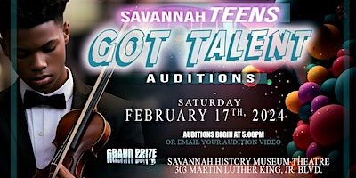 $3,000 Savannah Teens Got Talent Competition | Savannah History Museum