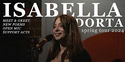 ISABELLA DORTA'S SPRING TOUR 2024 - london | Vauxhall Arches