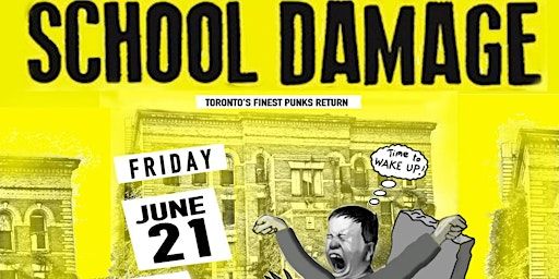 SCHOOL DAMAGE w/ SCARBORO + THE MIGHTABINS and HET UP! | Hard Luck Bar