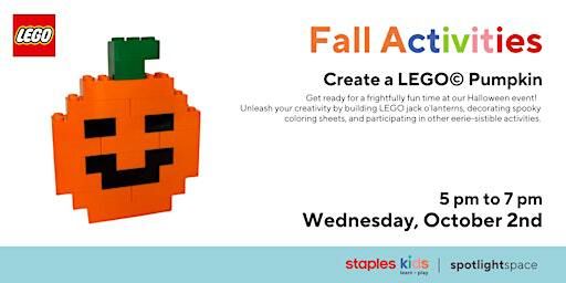 LEGO Jack-o-lantern and Halloween Activities at Staples Sherway Store 11 | Staples Sherway Store 11