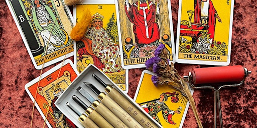 Tarot Card Linocut Workshop | The Village Hall, Deansgate Mews