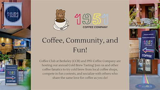 Cold Brew Tasting | 1951 Coffee Company