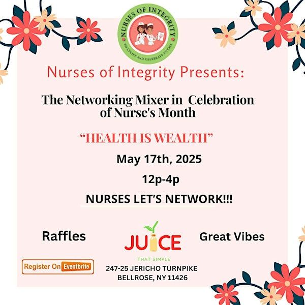 Nurses Month Networking Mixer | Juice That Simple