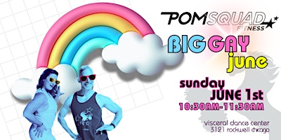 BIG GAY JUNE 2025! PomSquad Fitness with Mattrick and Jenarator | Visceral Dance