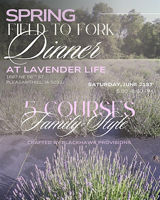 Field to Fork at Lavender Life | Lavender Life of Pleasant Hill